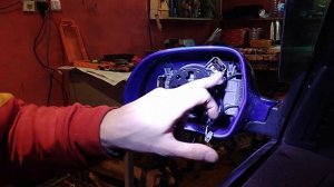 Как разобрать зеркало Skoda Octavia 2 MK2 II A5 Superb B6 3T