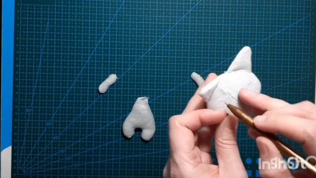 Своими руками !!!Брелок кошечка ?))) Из остатков ткани . смотреть онлайн