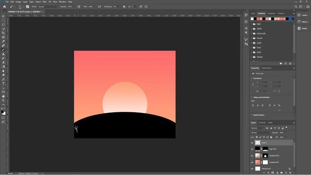 Class35 - Silhouette Painting With Custom Brush Preset in Adobe Photoshop CC 2020 Explained in Hind смотреть онлайн