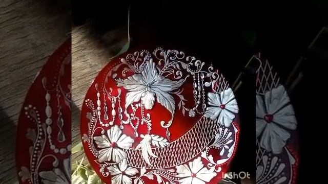 Роспись стеклянной тарелочки в технике точечная роспись смотреть онлайн