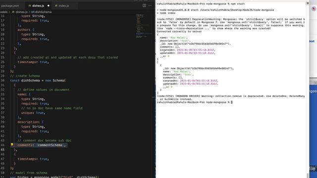 Mongoose ODM ( object data model) | schema смотреть онлайн