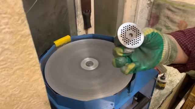 Заточка ножа и решетки на мясорубку