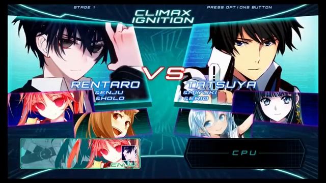 Dengeki Bunko Fighting Climax Ignition - Rentaro story mode смотреть онлайн