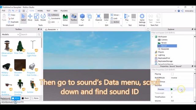 Roblox Studio: How to add music смотреть онлайн