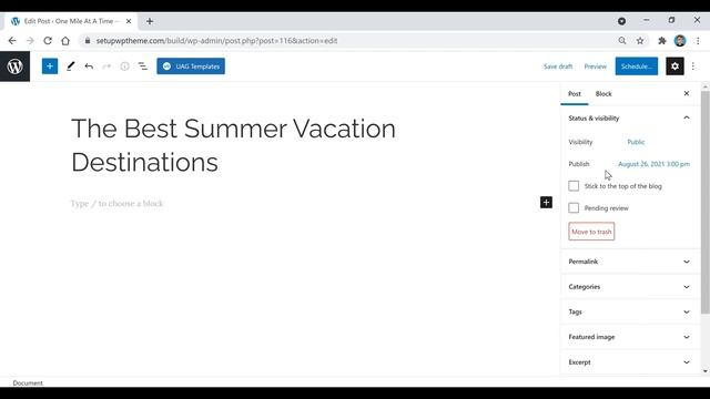 WordPress How To Schedule A Post (2021) смотреть онлайн