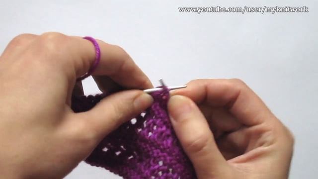 Вяжем спицами узор 