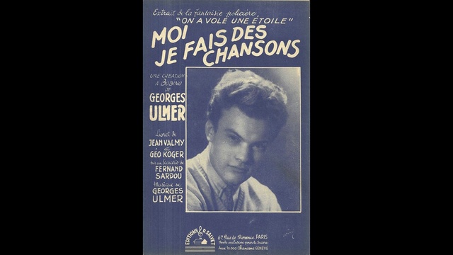 Georges Ulmer - Moi je Fais des Chansons смотреть онлайн