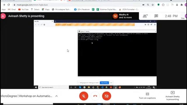 Workshop on Automation Testing смотреть онлайн