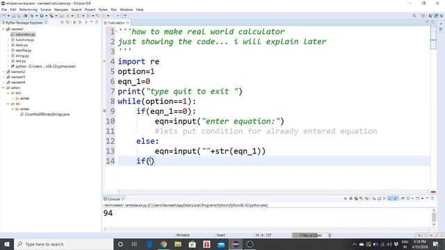How to make real world calculator| PYTHON program| code only | смотреть онлайн