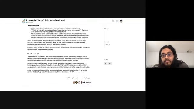 Community Session - "Large" Pulp deployment thoughts (ngompa) смотреть онлайн