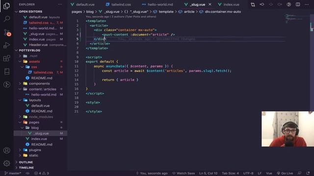 Live Coding my BLOG with NuxtJS! смотреть онлайн