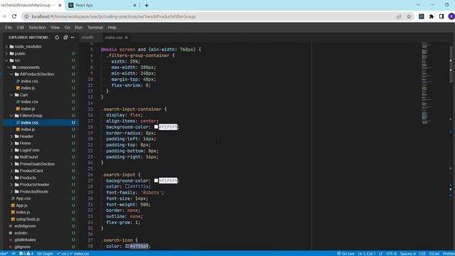 CODING PRACTICE 34 | NXT TRENDZ - PRODUCTS FILTERS GROUP | REACT JS | CCBP 4.O | CCBP смотреть онлайн