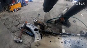 замена втулки стабилизатора - тяги стабилизатора киа оптима ... kia optima