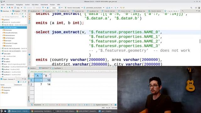 Importing JSON Data and Geodata (GeoJSON) in Exasol смотреть онлайн