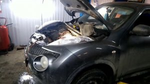 Ниссан Жук. Замена сцепления. Поздравление!!!