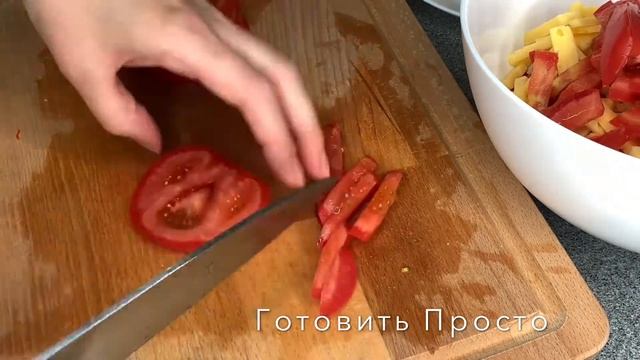 Салат «Красное море».Готовится за 5 минут. смотреть онлайн