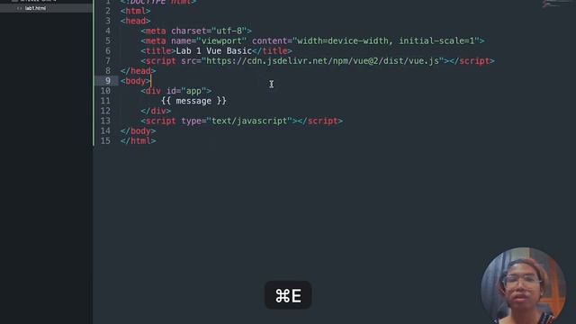 Vue2 Basic [1/5] Start with CDN เริ่มต้นวิวง่ายๆ สำหรับ Web Designer ด้วย Vue CDN смотреть онлайн