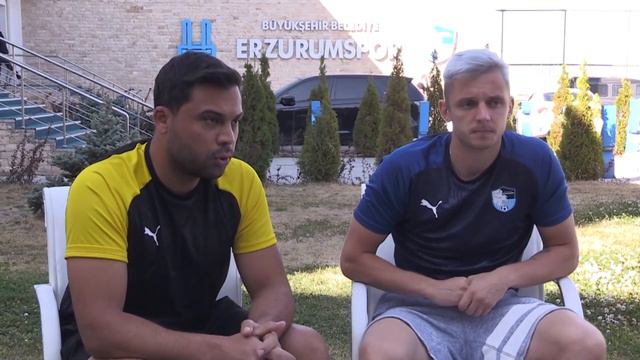 Erzurumsporlu Arvydas Novikovas, takımıyla ligde üst sıraları hedefliyor - ERZURUM смотреть онлайн