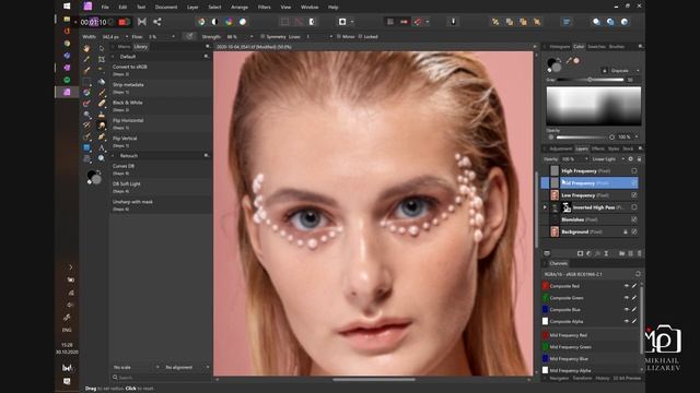 5 способов для быстрой ретуши кожи в Affinity Photo смотреть онлайн