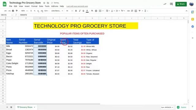 ? ? How to Create Barcode in Google Sheets in 2021 I Google Sheets 2021 I 4K I смотреть онлайн