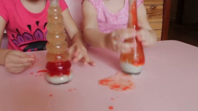 Милана с Агнией проводят опыты ЖИДКАЯ ЛАВА, ПОНИ FILLY, Наклейки, Татуировки