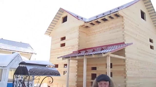 Отзыв владельца дома из бруса 7Х8 смотреть онлайн