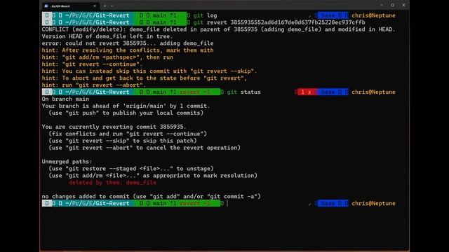 git good with Chris! - git revert AKA CTRL+Z +++ смотреть онлайн