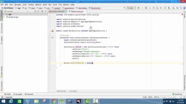 Alert Dialog box in Android | Java смотреть онлайн