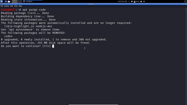how to uninstall vscode in kali linux смотреть онлайн