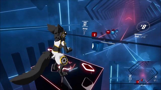 Clint Eastwood - Gorillaz | Beat Saber | Expert (S Rank) | Full-Body Tracking VR Protogen смотреть онлайн