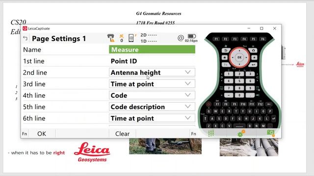 Leica CS20 Captivate: How to create a Workstyle for GNSS and TPS смотреть онлайн