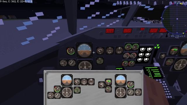 Minecraft Transport Simulator (MTS V19) 1.12.2+ Golden Aerotransport Partnership  GAP Boeing 737-30
