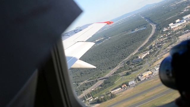 Германия. Взлёт из аэропорта Франкфурта смотреть онлайн