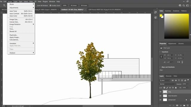 Revit Line Drawing Presentation - Revit to Photoshop and Affinity Photo смотреть онлайн