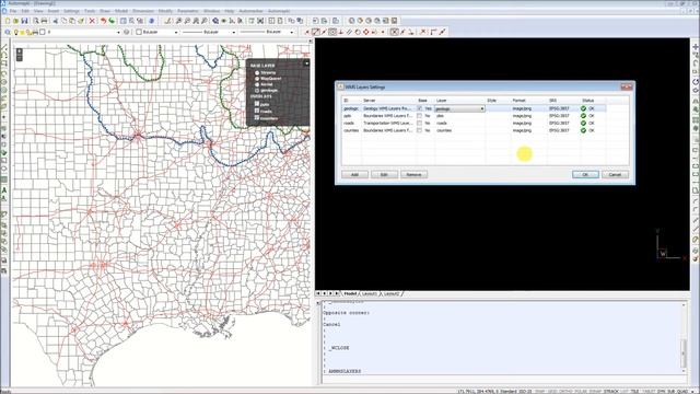 Add WMS layers to BricsCAD, AutoCAD, and ZWCAD base DWG & GIS editor смотреть онлайн