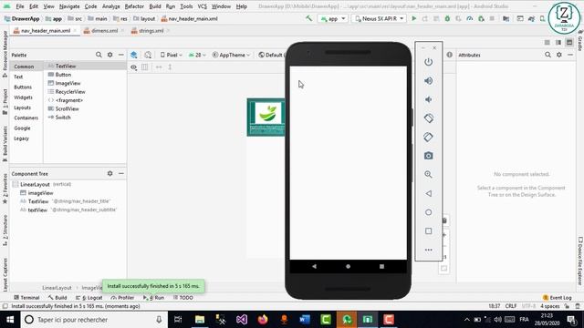36 - Navigation Drawer Android Studio Part 1/2 - شرح смотреть онлайн