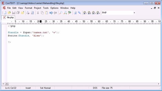 Beginner PHP File Handling Writing to a File android training|android training company смотреть онлайн
