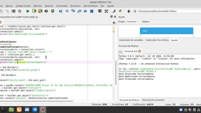 ABC en C# Y Python (Valenzuela Ruiz Manuel Abraham 4-01 Software) смотреть онлайн