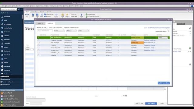 QuickBooks Mobile Barcode Scanning and Automated Sales Order Workflow - NEW IN 2018 смотреть онлайн