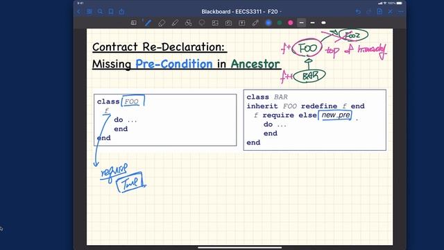 [HD] EECS3311 F20 Lecture 10a Part 3 - Inheritance & Contracts - Runtime Checks смотреть онлайн
