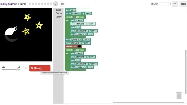 Blockly Games Turtle Solutions 1-10 смотреть онлайн