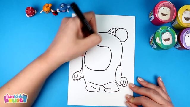 Oddbods Drawing & Painting How To Draw Cute Oddbods Characters