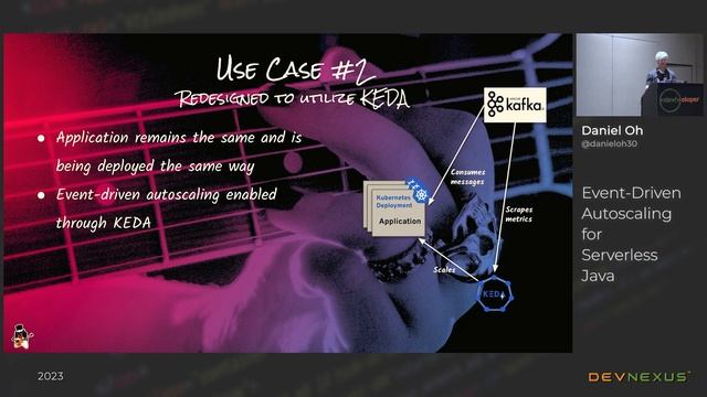 Devnexus 2023 - Event-Driven Autoscaling for Serverless Java - Daniel Oh смотреть онлайн