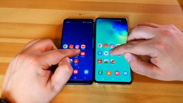 Samsung Galaxy S10 или Galaxy S9 кто быстрее? смотреть онлайн