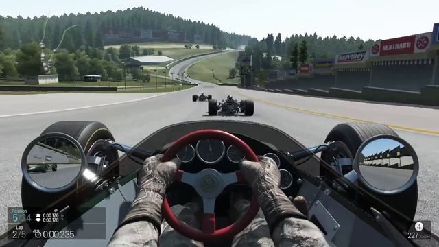 Project CARS : Spa-Francorchamps Historic - Lotus 49 Cosworth Race 2 Laps (Build 438) смотреть онлайн