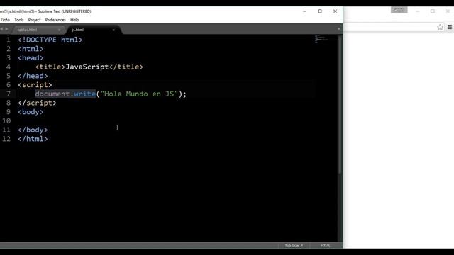 [Curso HTML5 desde 0] - 9 - Implementar JavaScript en HTML смотреть онлайн