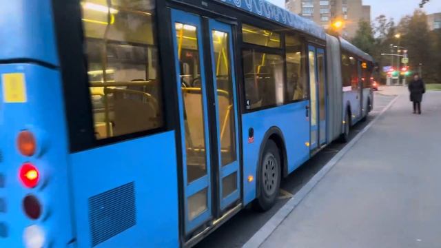 ЛиАЗ 6213.22 учебный маршрута 16 отправляется от остановки метро Кунцевская ￼ смотреть онлайн