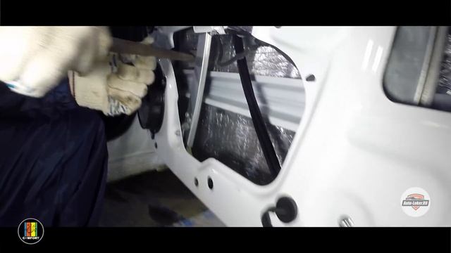 Шумоизоляция Lada Vesta материалами "Comfort mat" смотреть онлайн