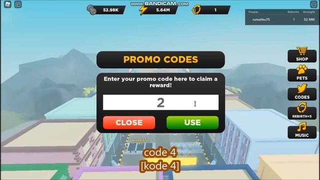 NEW UPDATE [ DINOLAND ] ALL CODES! Strongman Simulator ROBLOX | August 12, 2021 смотреть онлайн