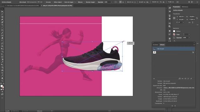 Trabajar con archivos de Photoshop en Illustrator CC 2020 смотреть онлайн